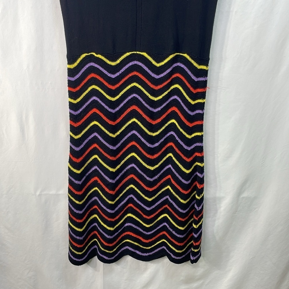 Milly cotton crocheted dress, black yellow, purple orange - Picture 10 of 12